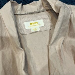 Anthropologie Maeve sleeveless zip-front top